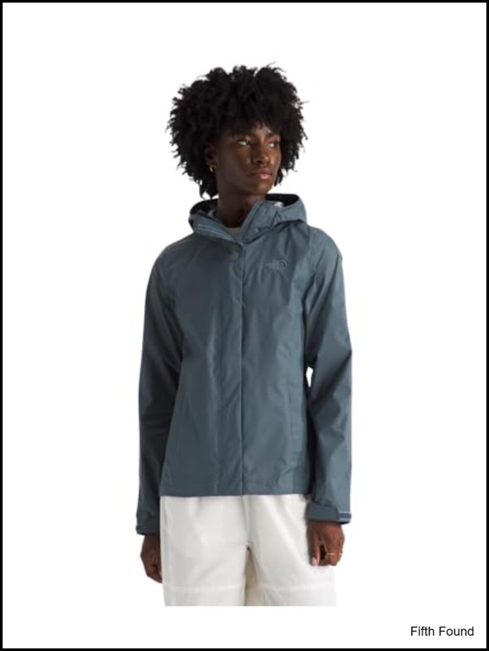 Waterproof Hooded Rain Jacket Windproof Breathable Seam-Sealed